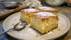 卵たっぷりでふんわり焼く、サントリーニ伝統の祝い菓子「パンテスパニア」