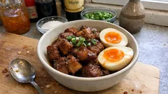 マーマレードで作る豚の角煮。こっくり甘辛なのに後味はすっきり