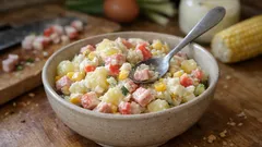 10分で完成、レンジで作るやさしい味のポテトサラダ