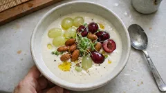 火を使わずに完成、アーモンド香るアホ・ブランコのひんやり冷製スープ