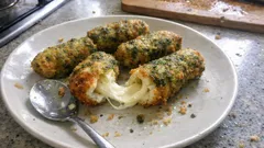 チーズがとろけるちくわの磯部揚げ：サクッと仕上がる簡単おかず