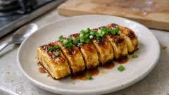 焼肉のタレで味が決まる、甘辛たまご焼き。お弁当にも朝ごはんにも